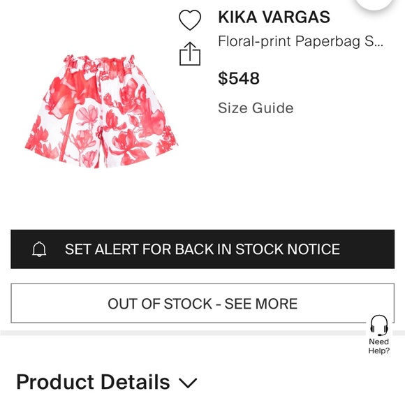 NWOT KIKA VARGAS SHORTS - Picture 6 of 10